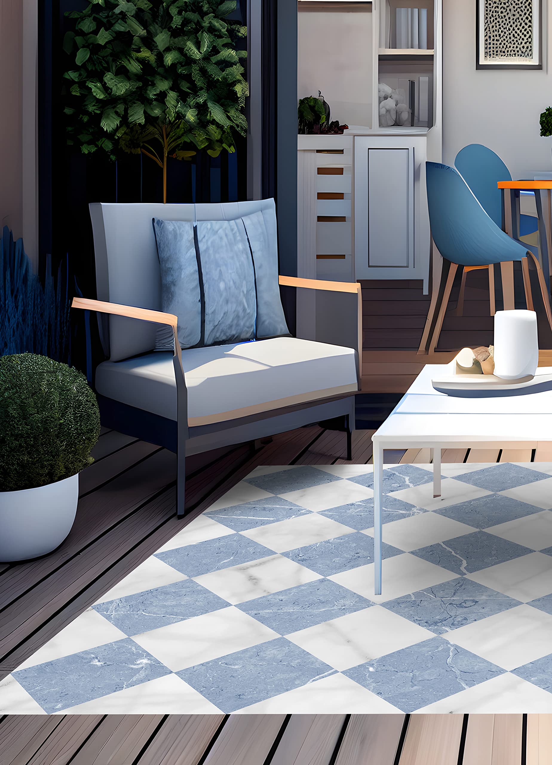 Tapis En Vinyle Beige 100x160 Cm - Imperméable, Antidérapant, Lavable - Pour Intérieur/extérieur, Sans BPA