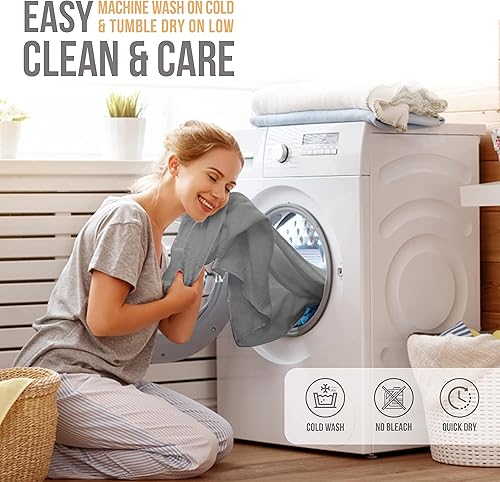 Miniatura 5 de Juego de sábanas de tamaño King, sábanas de hotel de lujo, sábanas suaves con correas elásticas en las esquinas, sábana de microfibra con bolsillos