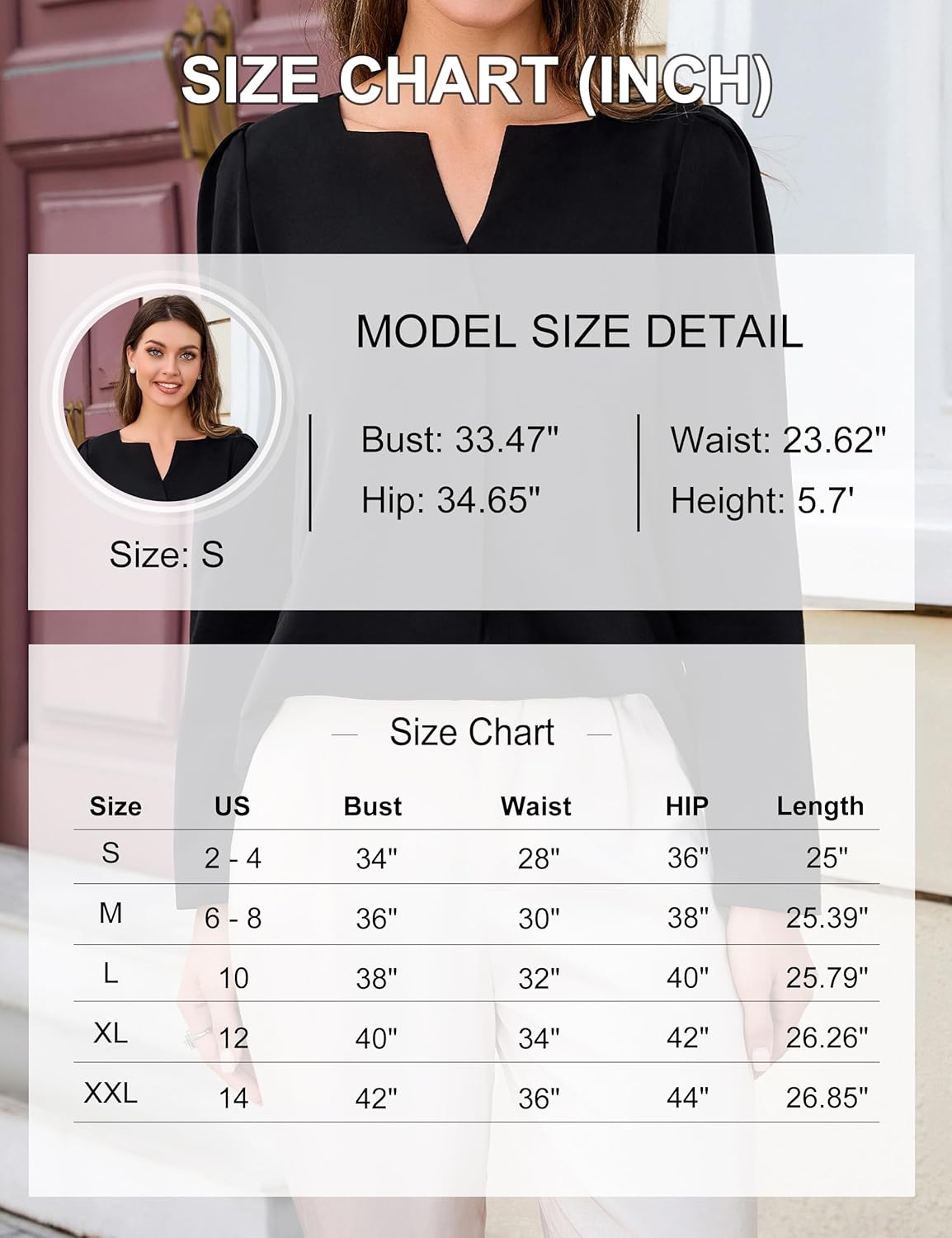 BMJL Womens Dressy Casual Blouse Elegant Satin Silk Long Sleeve Shirts Business Work Tops Fall Clothes 2024 - Image 6