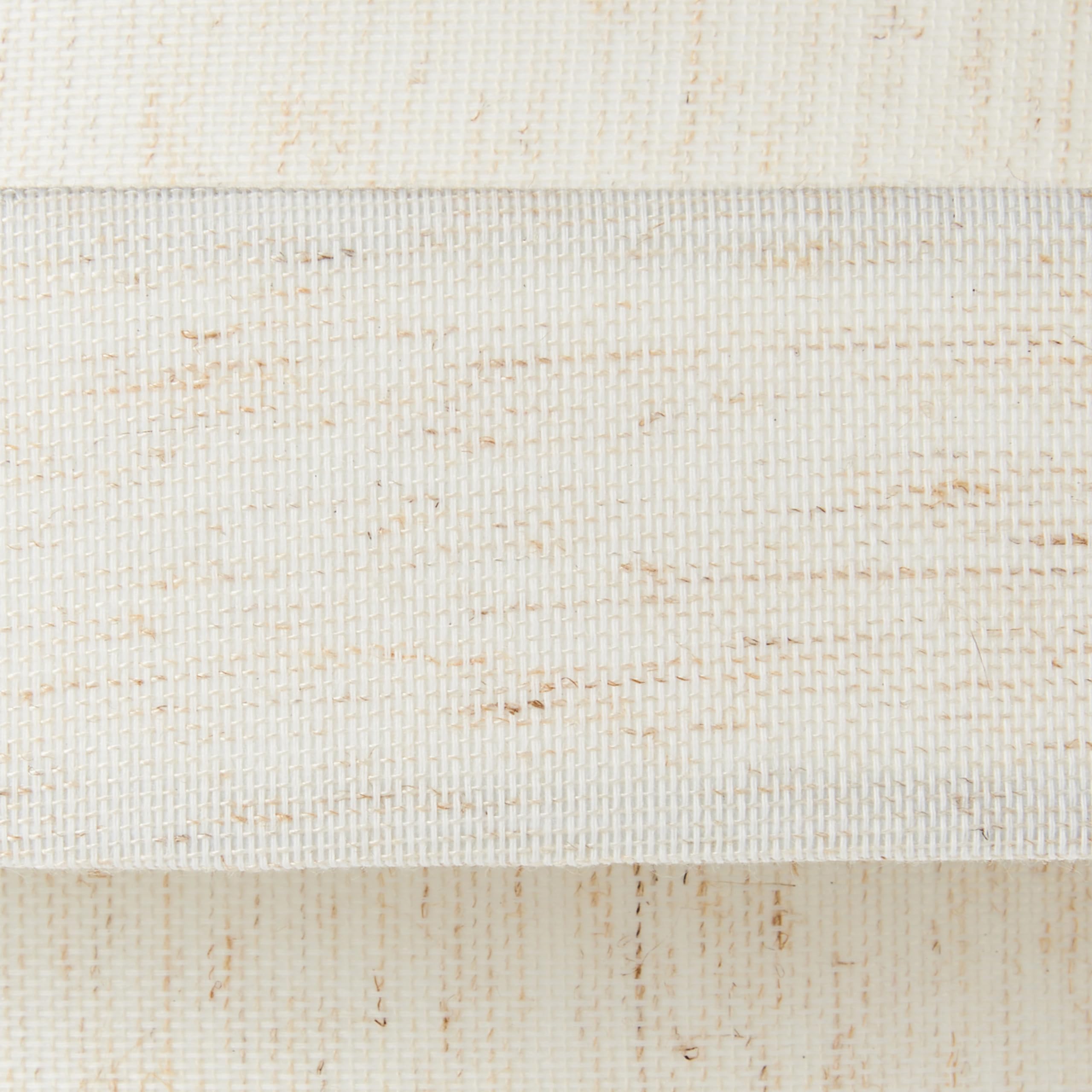 Beliani Hängelampe Leinen Stoff Schirm creme weiß modernes Design Hängeleuchte Erebato