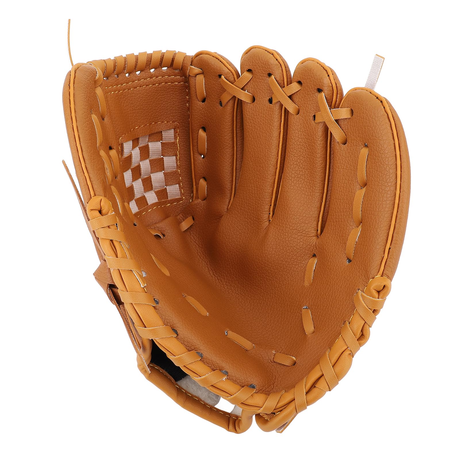 Baseball Glove, Softball Field Glove, Professional Enhanced Grip for Youth and Adult Training (Brown)
