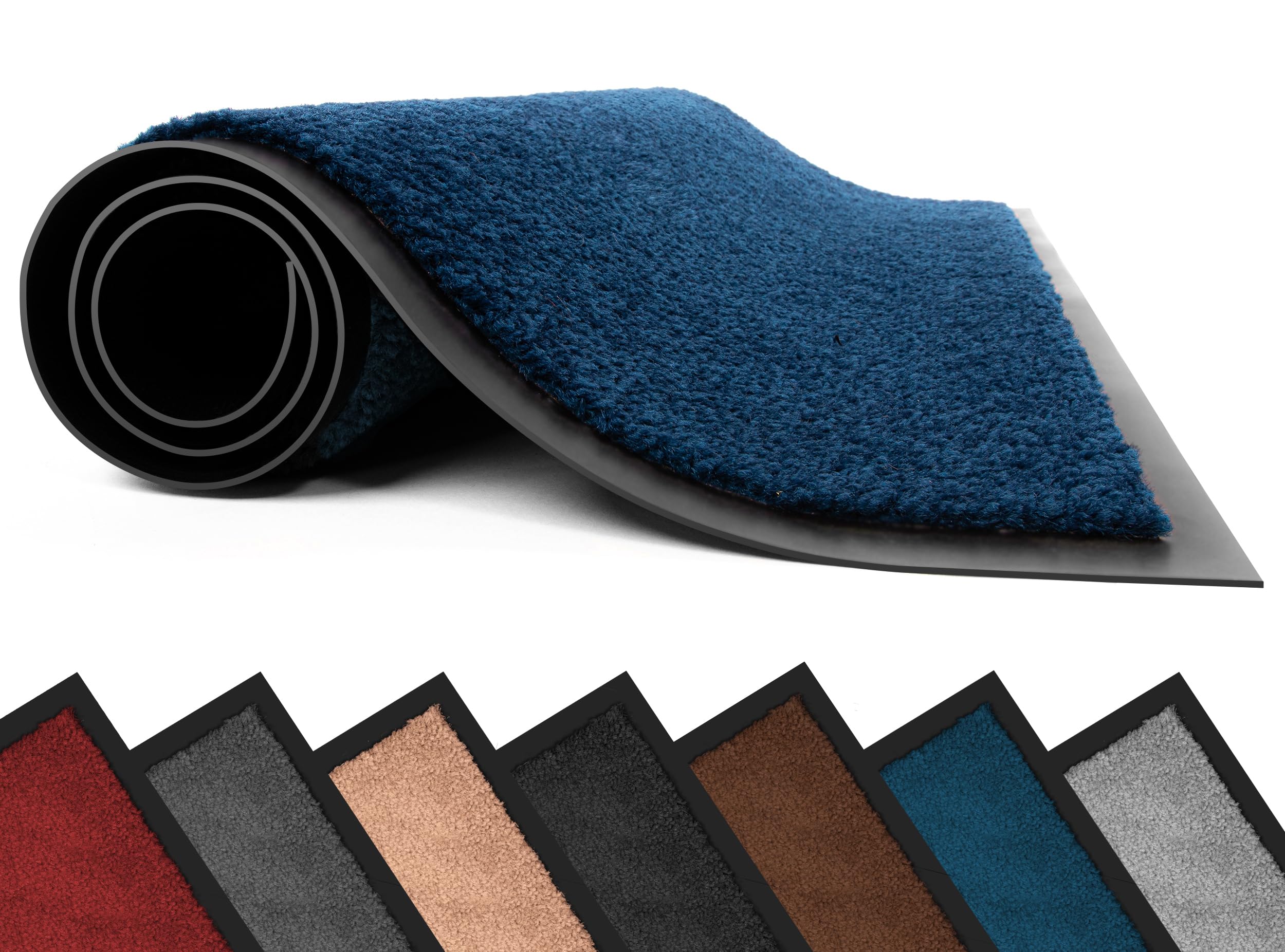 Lexell Non-Slippery Heavy Duty Door Mats, Large & Stylish Washable Rubber Doormats for Indoor & Outdoor