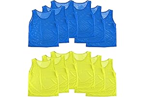 Soccer Pennies: 12 Lightweight Pinnies for Team Practice