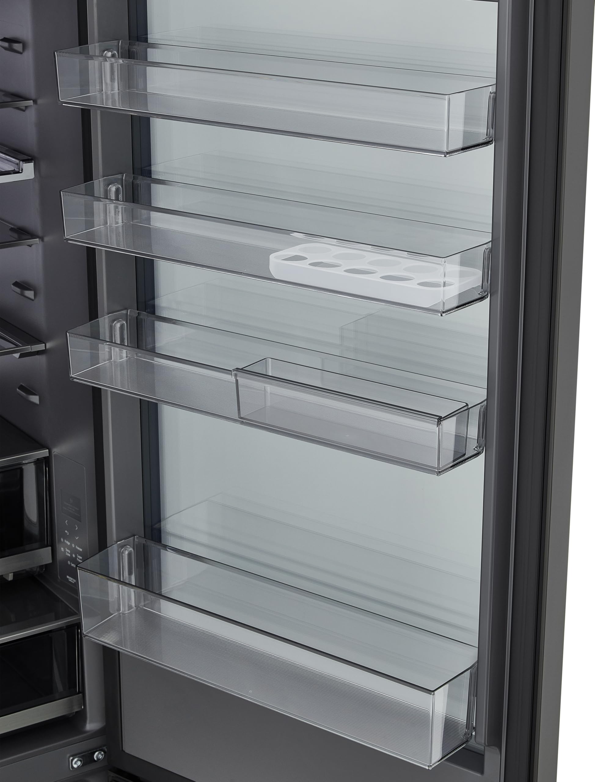 LG GBGW92GCEV Fit&Max Kühl-/Gefrierkombination (465 L, Energieklasse C) vollintegrierbar oder freistehend mit InstaView, FRESHConverter+, Total No Frost, MyBox, Schwarz