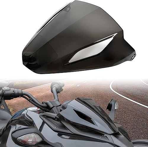 SAUTVS Alerón de calibre tintado para Can Am Spyder F3 F3 S 2015-2023, cubierta de alerón de calibre ahumado para Canam Spyder F3 / F3-S accesorios