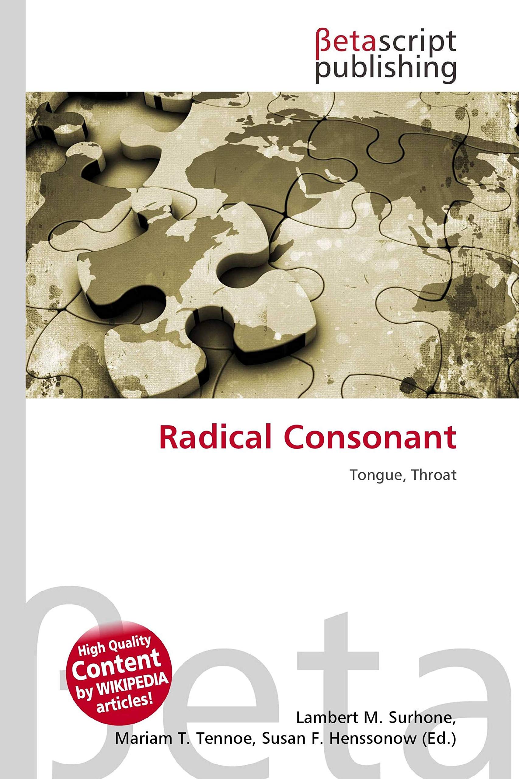 Radical Consonant: Tongue, Throat