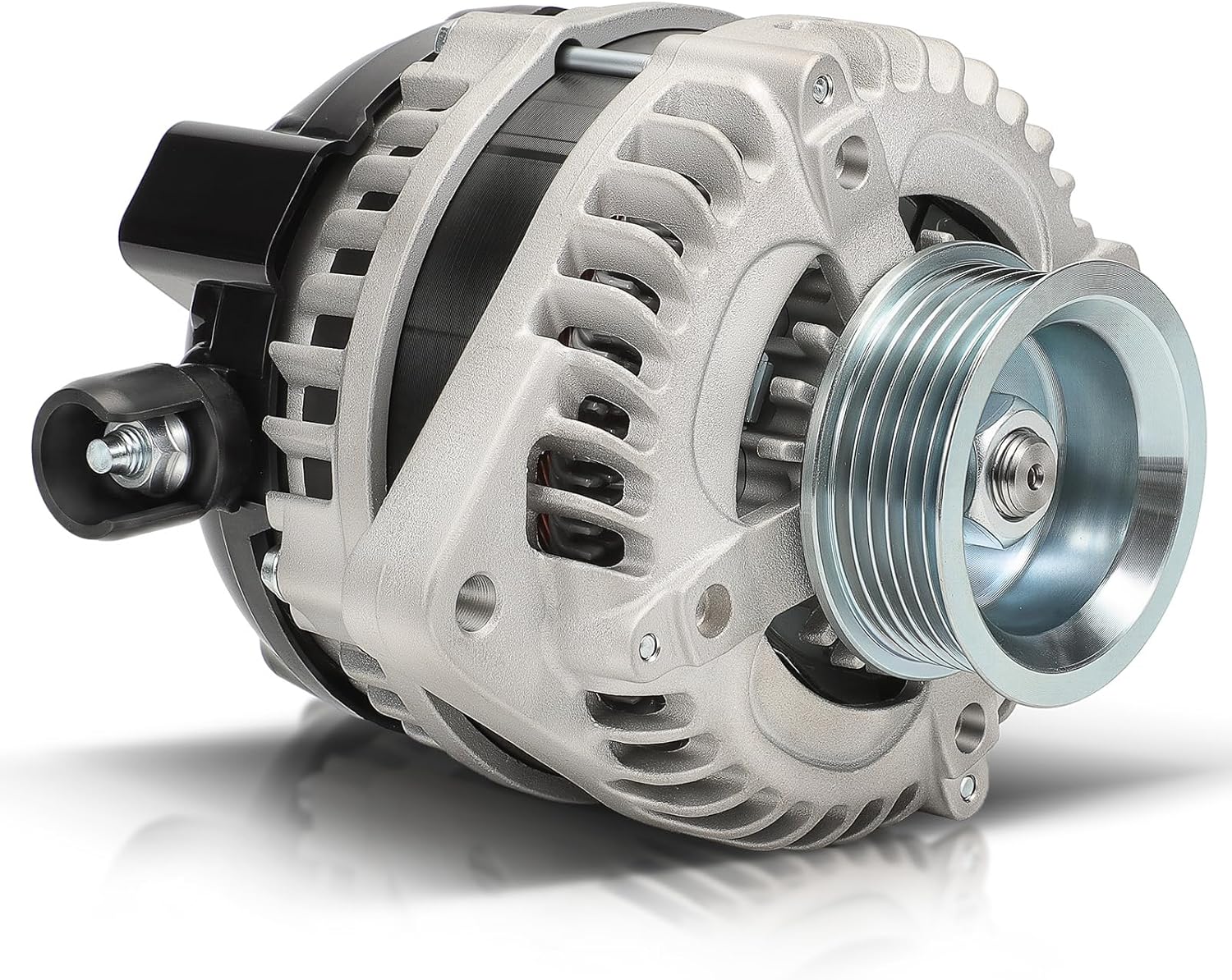 11392 130A Alternator Fit for Honda Accord 2008-2012, for Honda Accord Crosstour 2010 3.5L V6 Automotive Replacement Alternators 31100-R70-A01, 104210-5910 6-Groove Pulley