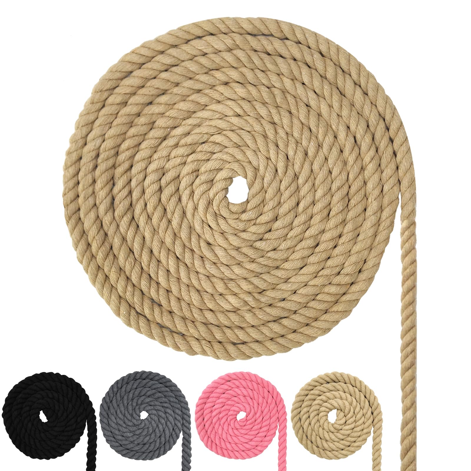 Cotone Corda Cord 3mm X 200m Macrame Corda In Cotone Per Fai Da Te - Foto 13