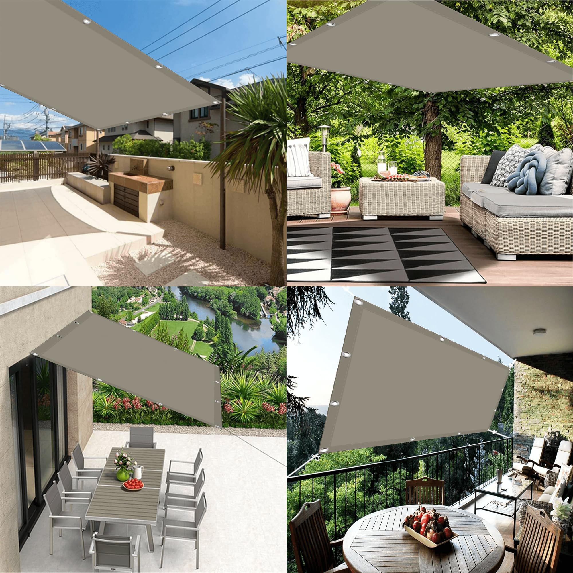 sonnensegel 140 x 250 Rechteckig Sonnenschutz cm mit Ösen Und Seil Balkon Wetterfest für Terrasse, Garten, Balkon, Camping, Taupe Probe:8 MHz (Recommended) Mercedes Fahrrad, Herrenfahrrad gebraucht Pneumatic Components