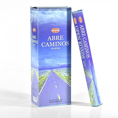 Open Roads - Caja de seis tubos de 20 varillas - HEM incienso