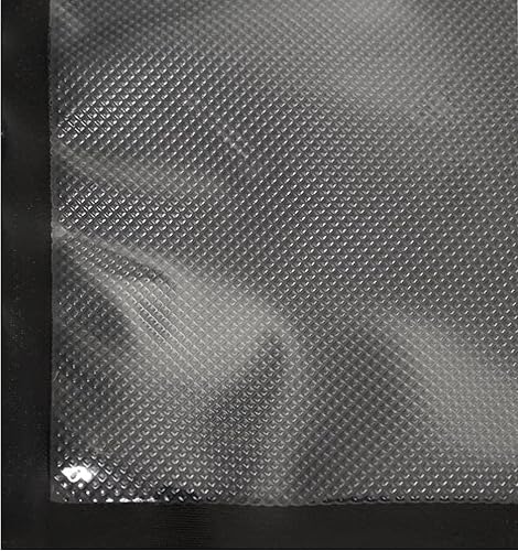 Miniatura 3 de Bolsas de diamante - Bolsas de sellado al vacío 5mil - 50 bolsas (11x18, NegroTransparente)