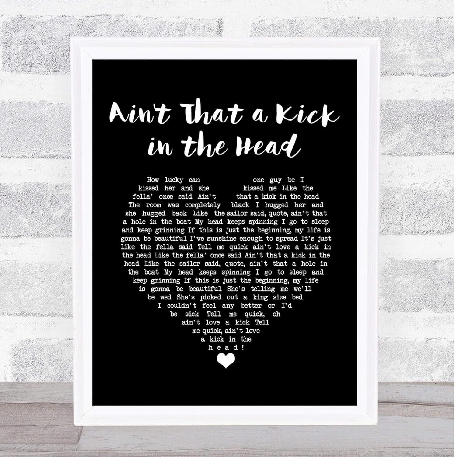 Amazon Com Dean Martin Ain T That A Kick In The Head Black Heart Song Lyric Print Poster Wall Art Home Decor Gifts For Lovers Painting Posters Prints Amazon Com Dean Martin Ain T That A Kick In The Head Black Heart Song Lyric Print Poster Wall Art Home Decor Gifts For Lovers Painting Posters Prints