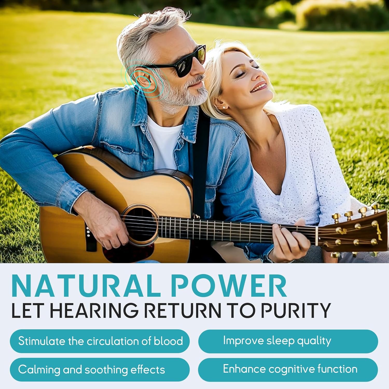 Tinnitus Supplement 120 Capsules, Tinnitus Relief for Ringing Ears, with Vitamin C & B Complex, Reduce Ear Noise Support Health Hearing