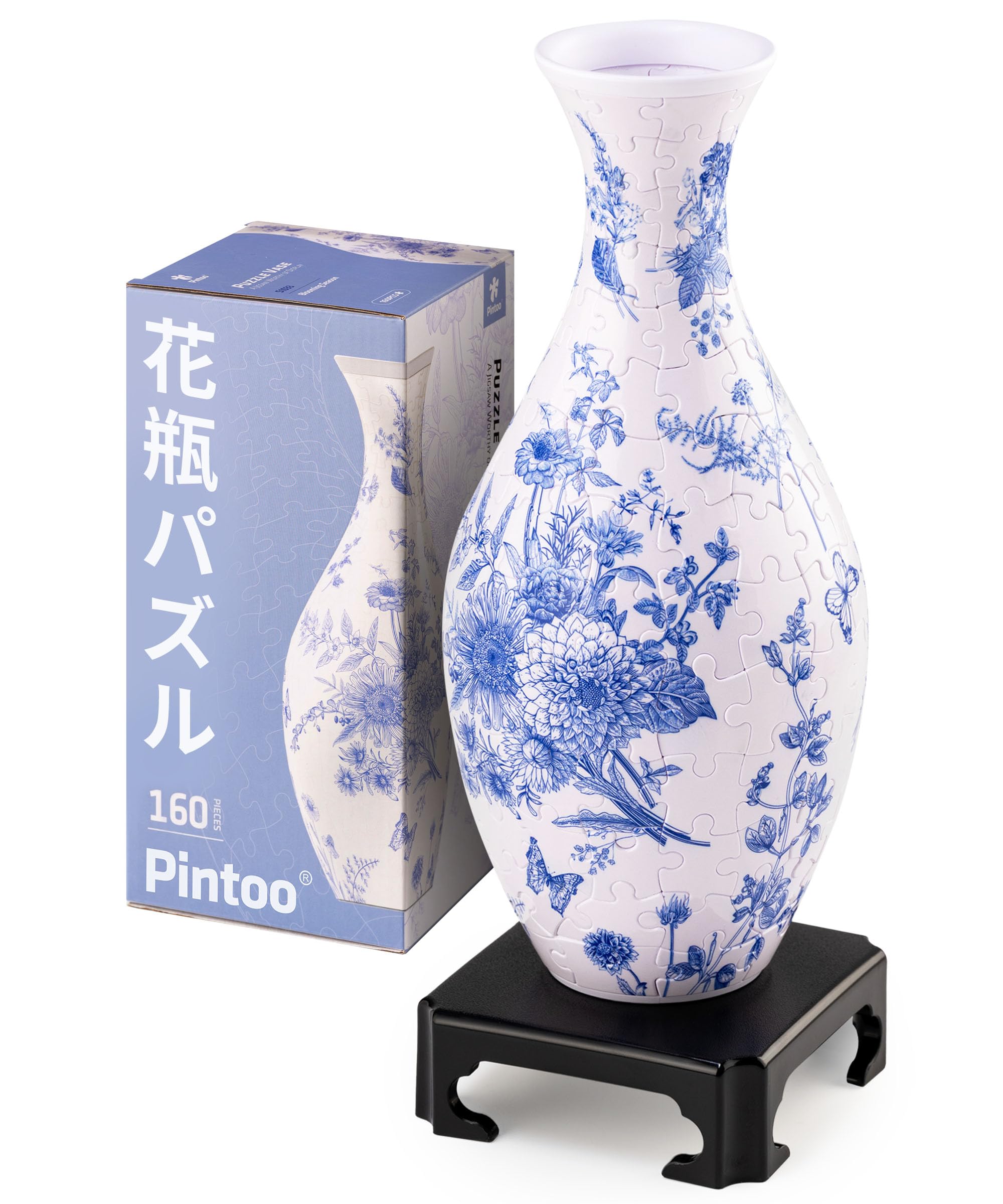 Amazon.co.jp: ピントー(Pintoo) 160ピース 3D立体花瓶パズル【花は