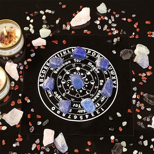 Miniatura 29 de YATOJUZI Piedras de cristales naturales pulidas de ojo de tigre de 1 libra, piedras preciosas de cristal a granel al por mayor para regalos de 10