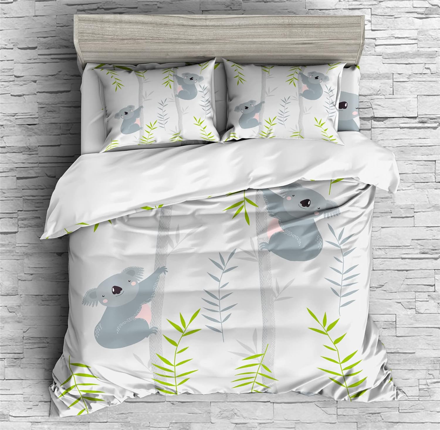 REALIN Koala Pink Koala Wombat Bedding Australian Animals