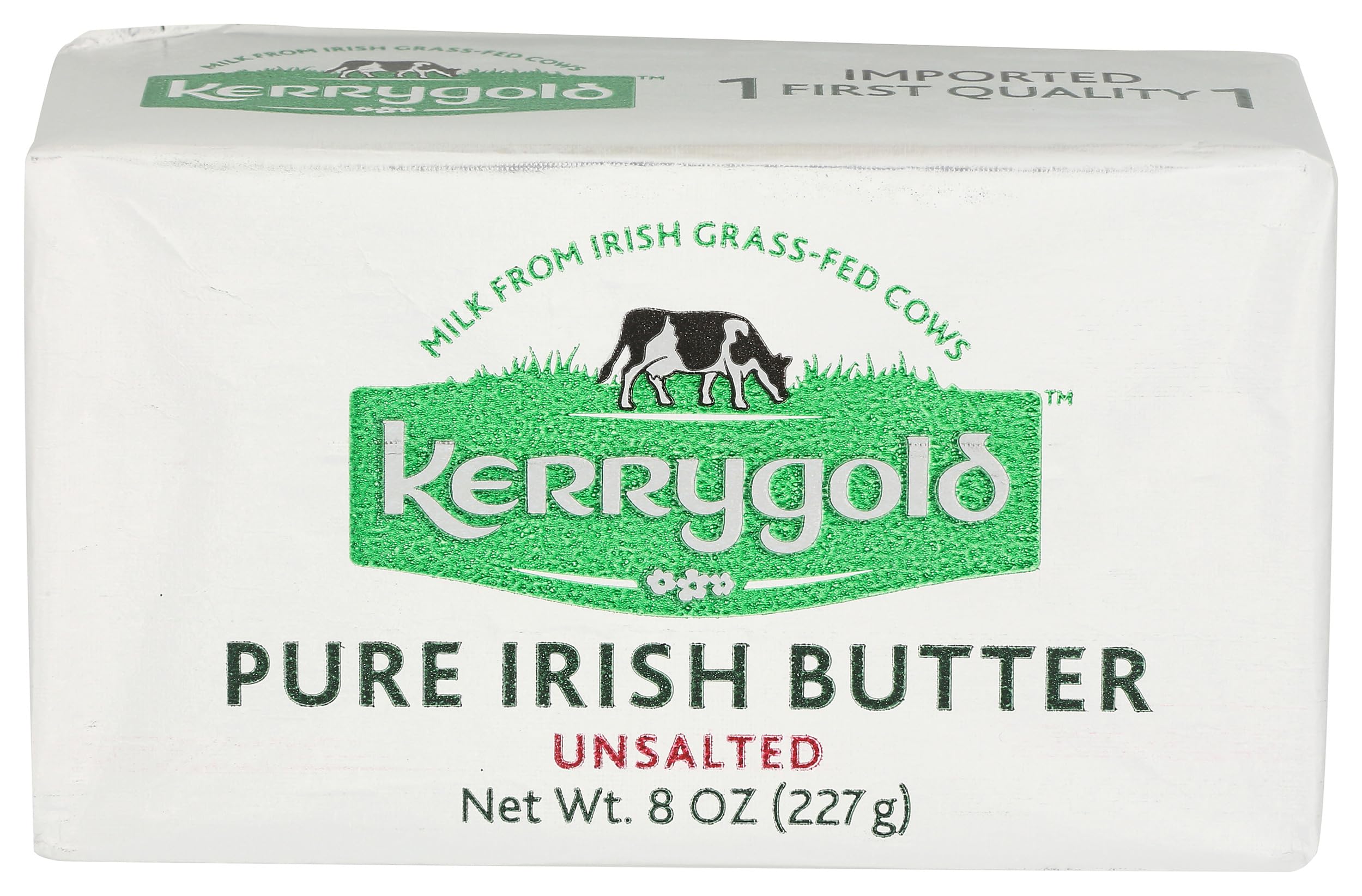Pure Irish Butter, Unsalted, 8 oz