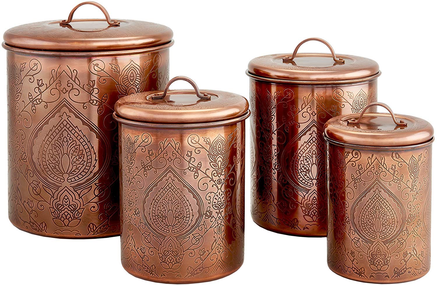 Amazon.com: NuSteel Etched Antique Copper 4 QT Stainless Steel