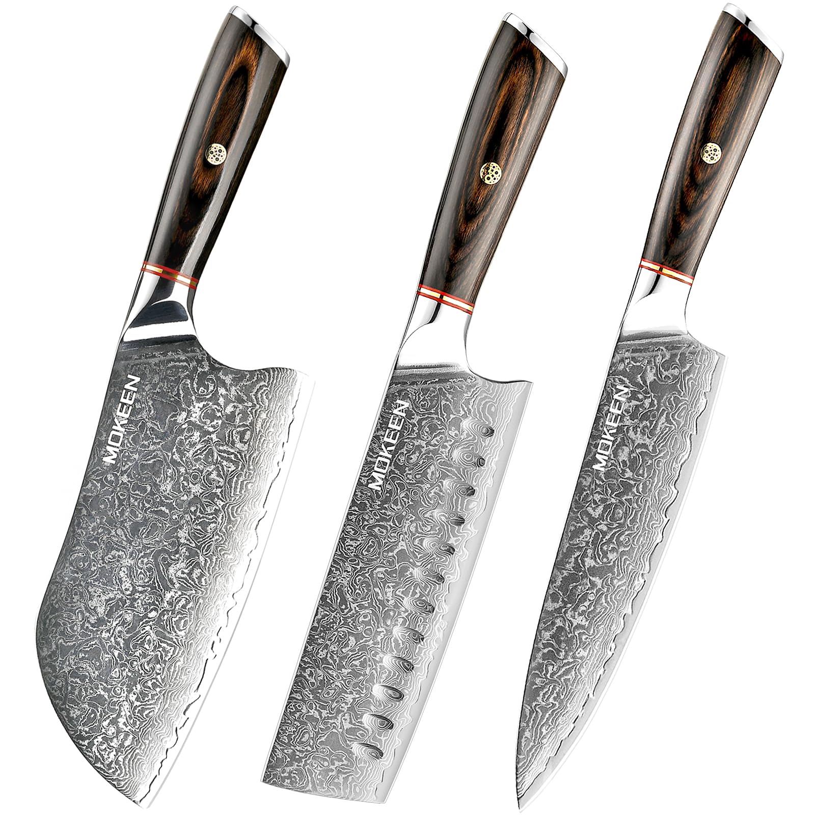Chef Knife - 67 Layers VG10 Damascus Kitchen Knife 8 Inch Sharp Knife Wood Handle — Amazon image 8