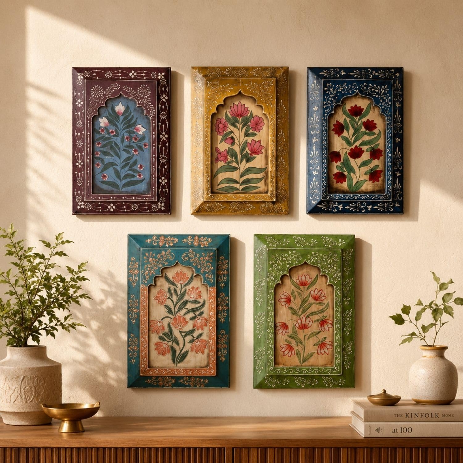 Handpainted Rajasthani Wall Frame - Atrangi Studio -10