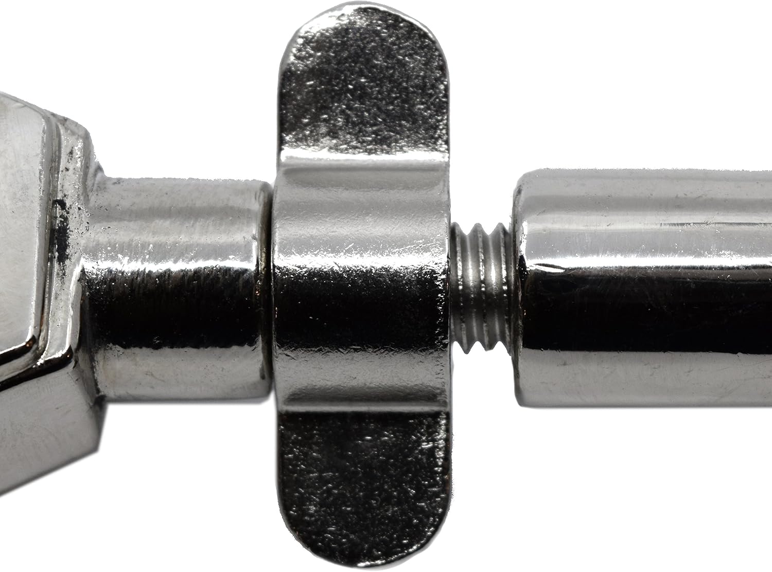 EISCO 2 Prong Double Adjustable Universal Clamp, Integral Boss Head, Non-Slip Vinyl Coated Rubber Jaws, 7.5"-8" Adjustable Length image 3