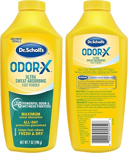 Miniatura 6 de Espray FunkAway eliminador de olores para calzado, ropa y equipo (8 onzas líquidas) y Dr. Scholl's en polvo absorbente de olores y sudor para pies,