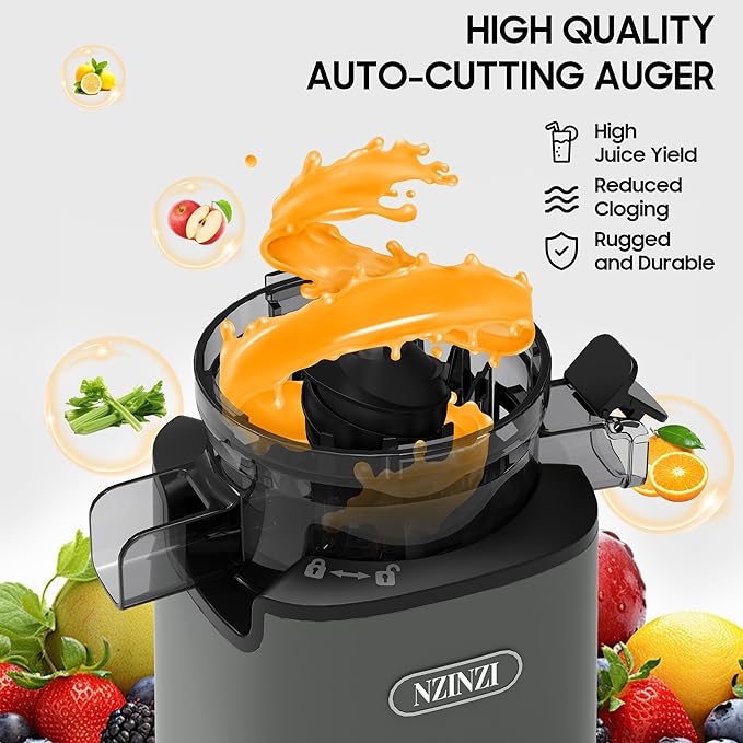 Extractor de Jugos Prensado Frío Boca Ancha 110V 150W miniatura 4