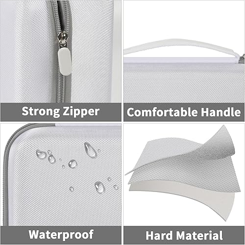 Miniatura 4 de GWCASE Funda compatible con Brother P-Touch PTD220 210 - Etiquetadora diaria para el hogar, oficina, organizador de transporte para cintas de