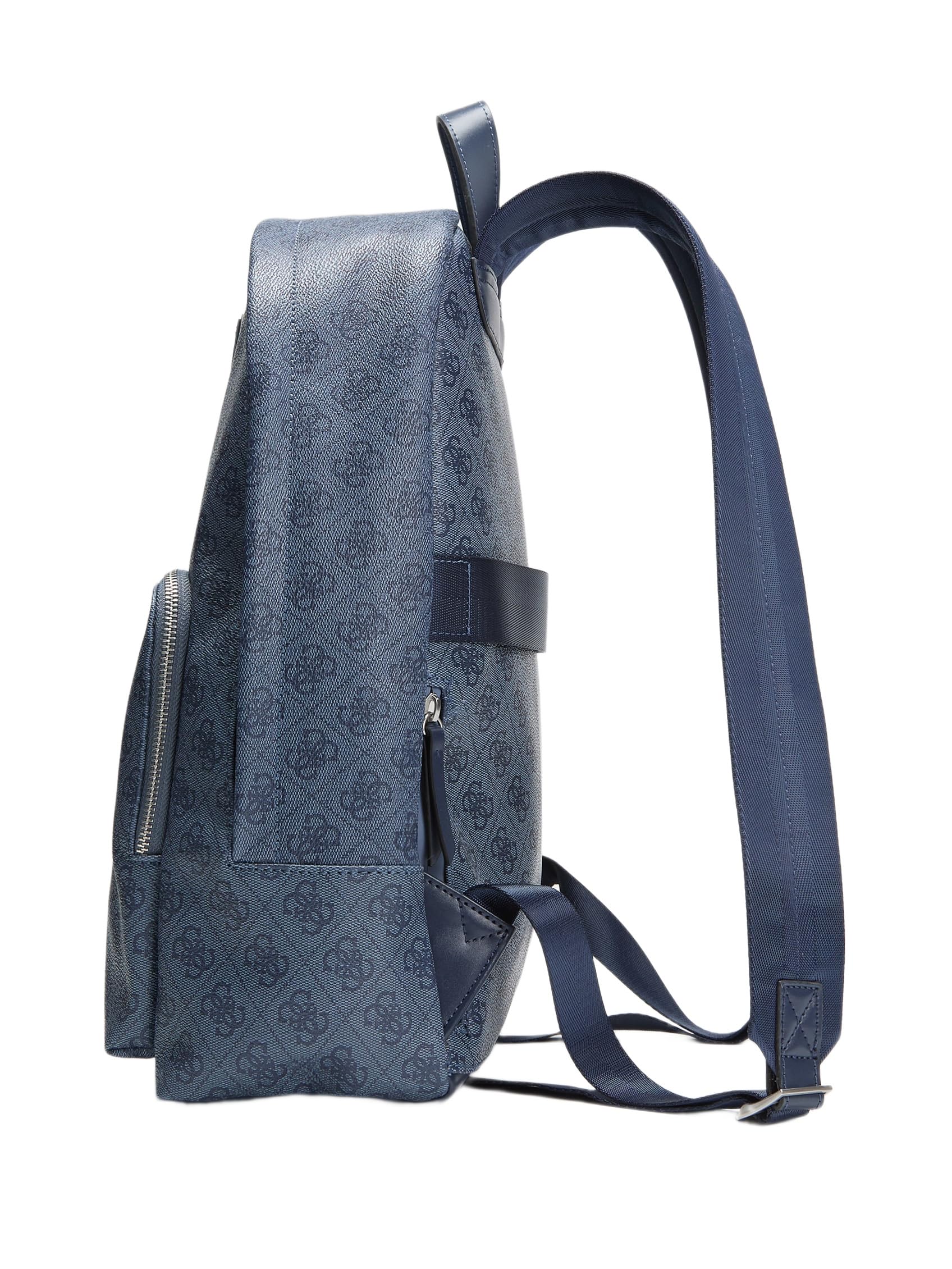 GUESS mochila para el portátil con compartimento para portátil Milano Backpack Blue Denim azul