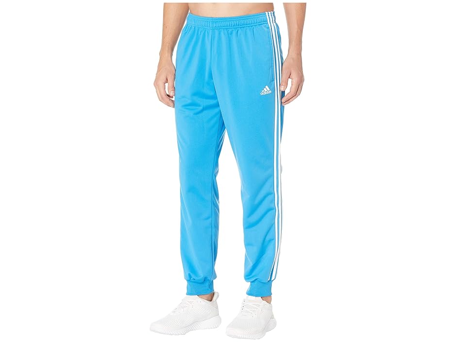 

adidas Essentials 3S Tapered Tricot Pants (Bright Blue/White) Men's Casual Pants, Navy