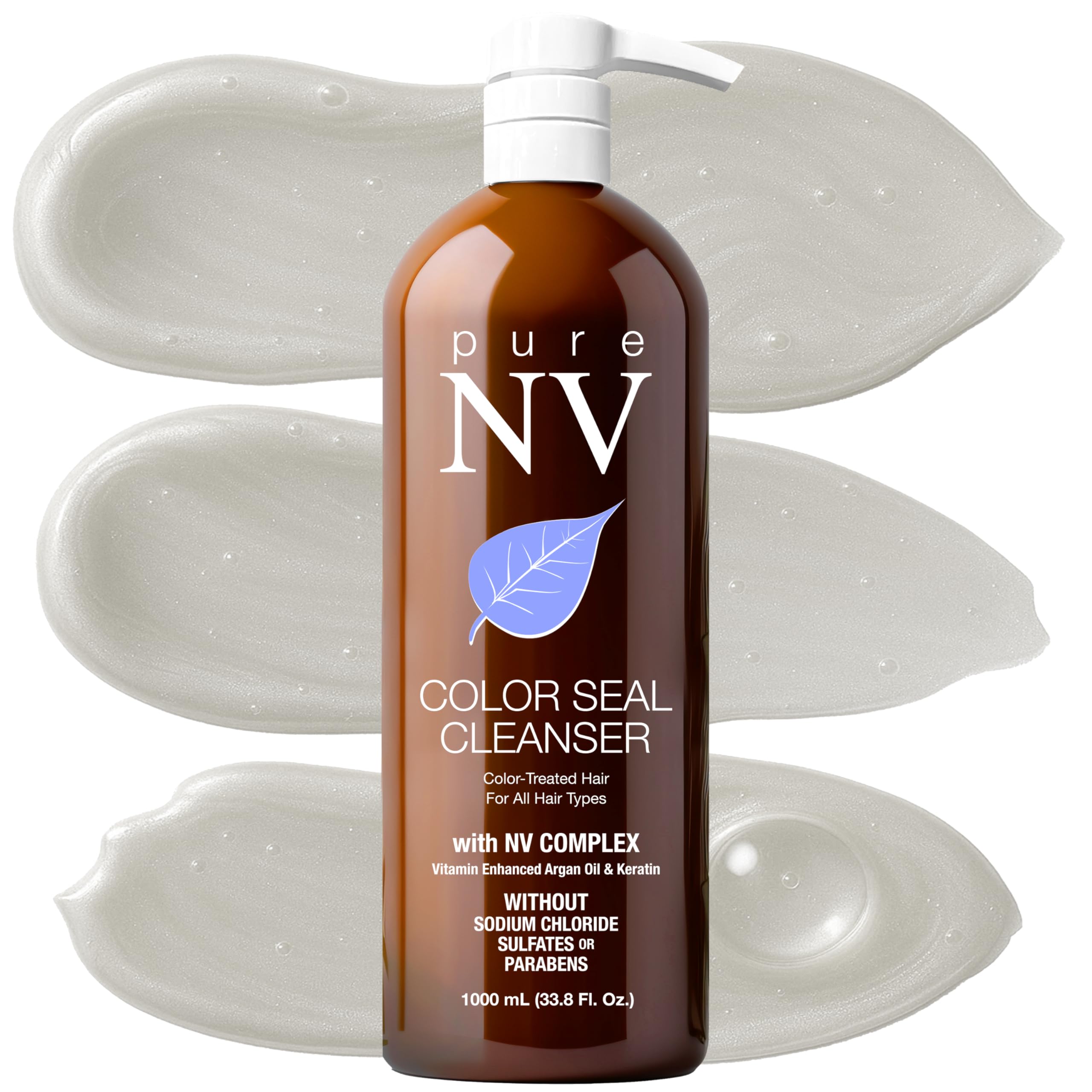 Color Seal Cleanser- Locks in & Seals Hair Color to Prevent Color Fade Infused with Argan Oil, Keratin, & Collagen 33.8 oz.