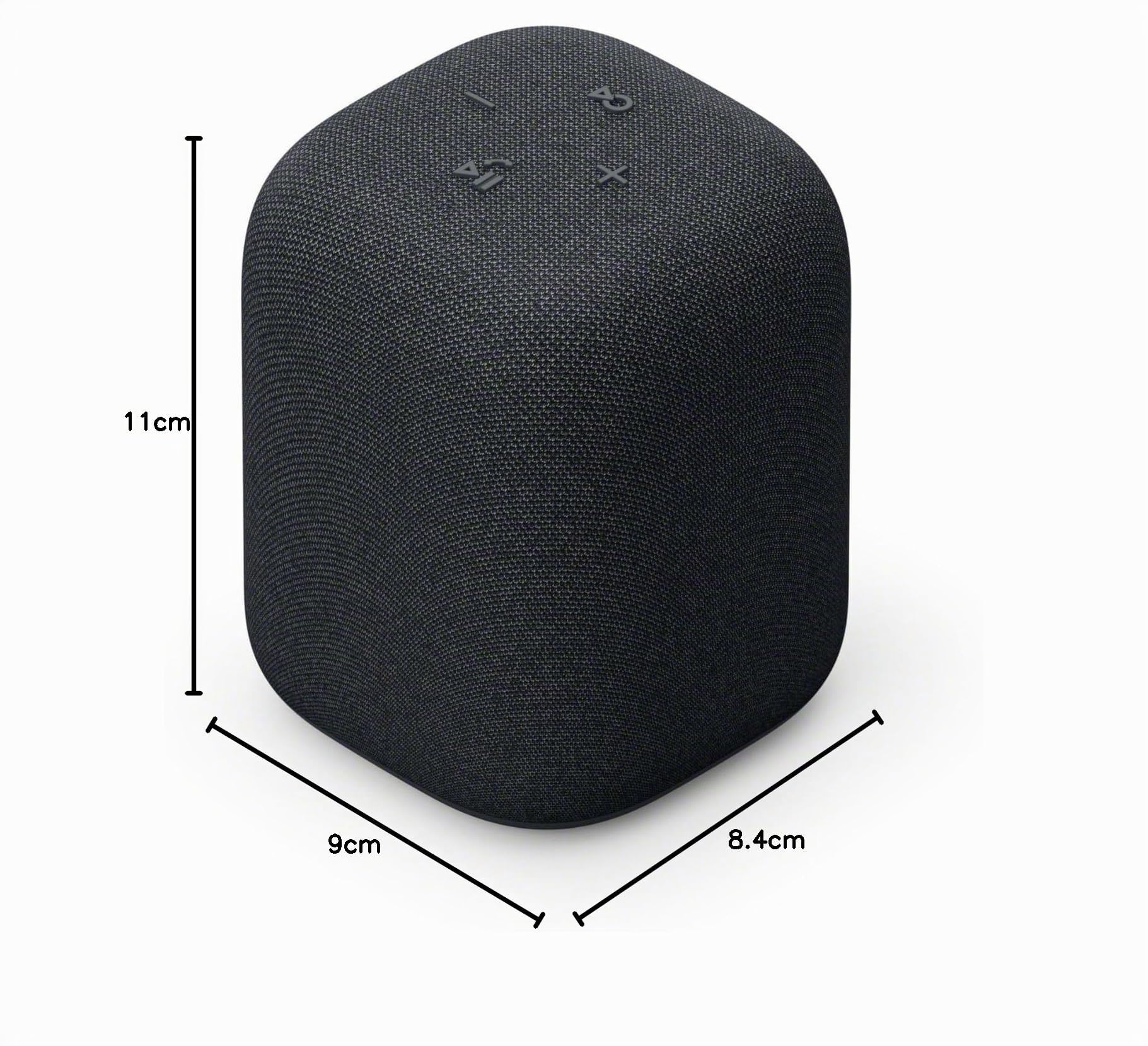 Sony LinkBuds Speaker – Altoparlante Portatile Wireless Bluetooth, IPX4, resistente all'acqua, batteria da 25 ore, qualità delle chiamate nitide, per esterni, da viaggio - Black