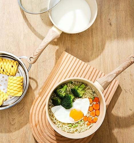 Miniatura 8 de Sartenes antiadherentes para el hogar, olla de desayuno, cocina de inducción, estufa de gas, filete frito, pancake, 1 juego