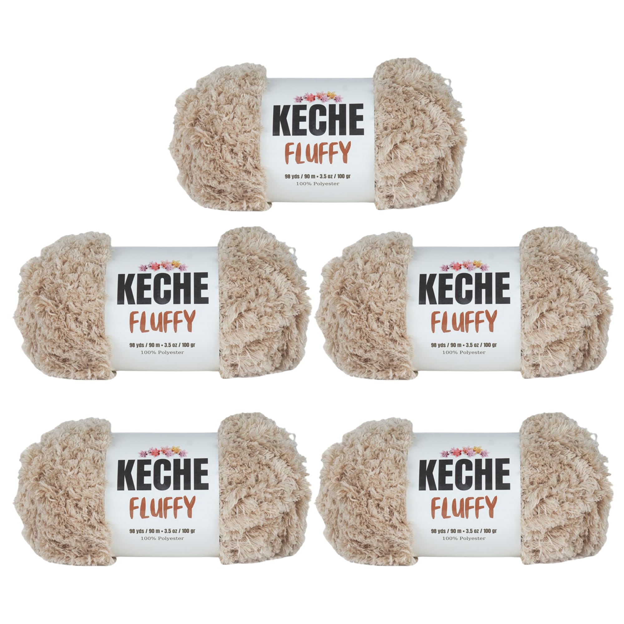 KECHE Fluffy Bulky Yarn