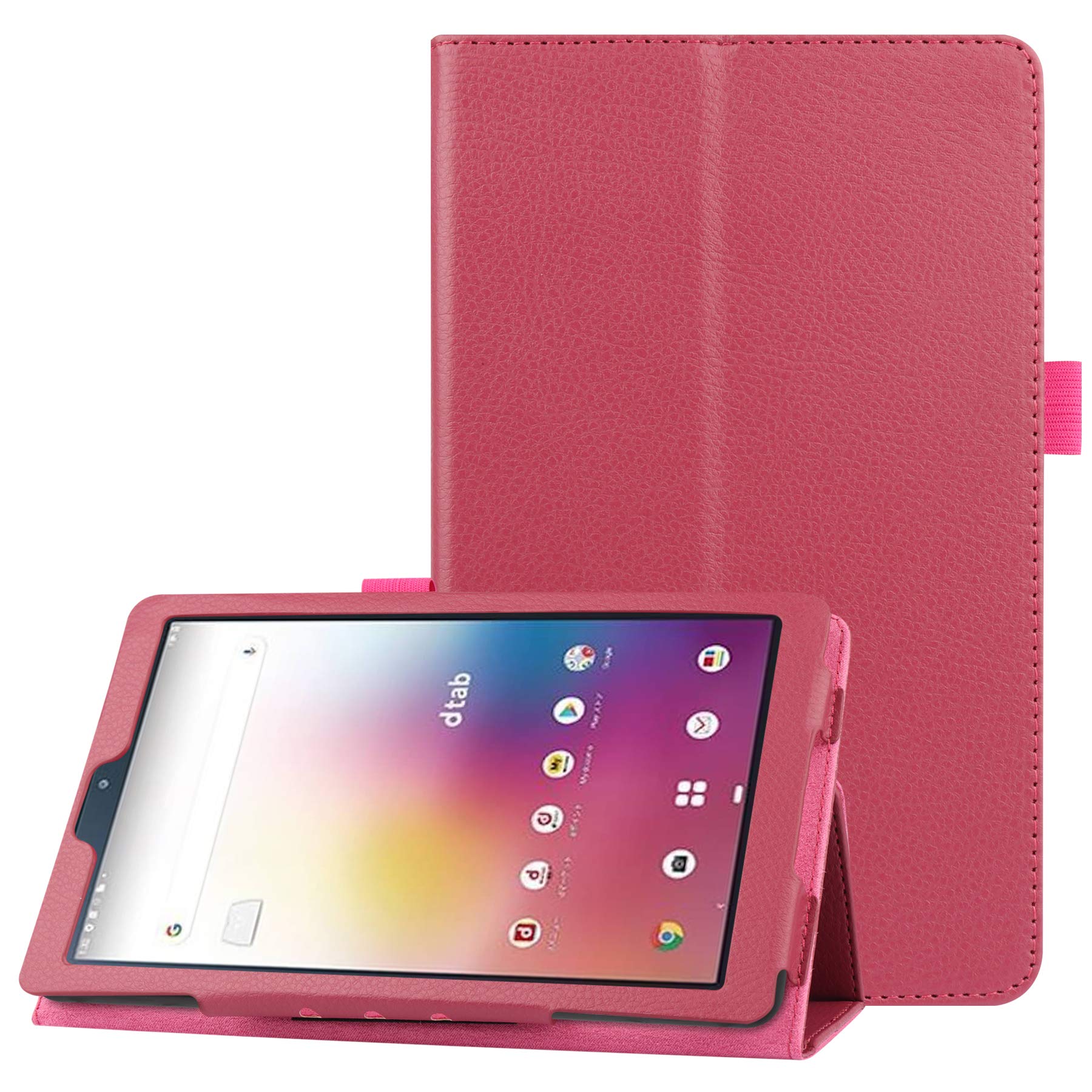 Amazon.co.jp: PCATEC NTT docomo dtab Compact d-42A 用 二つ折カバー