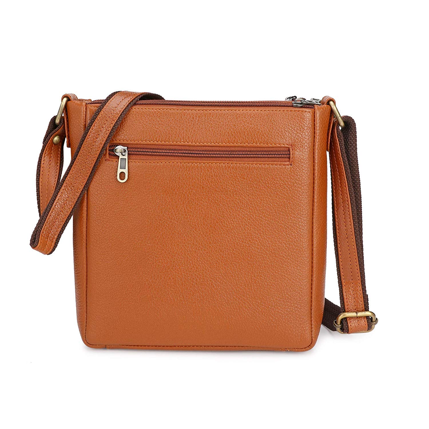 KULLI MODA Premium Genuine Leather Brown Sling Bag - Image 3 thumbnail