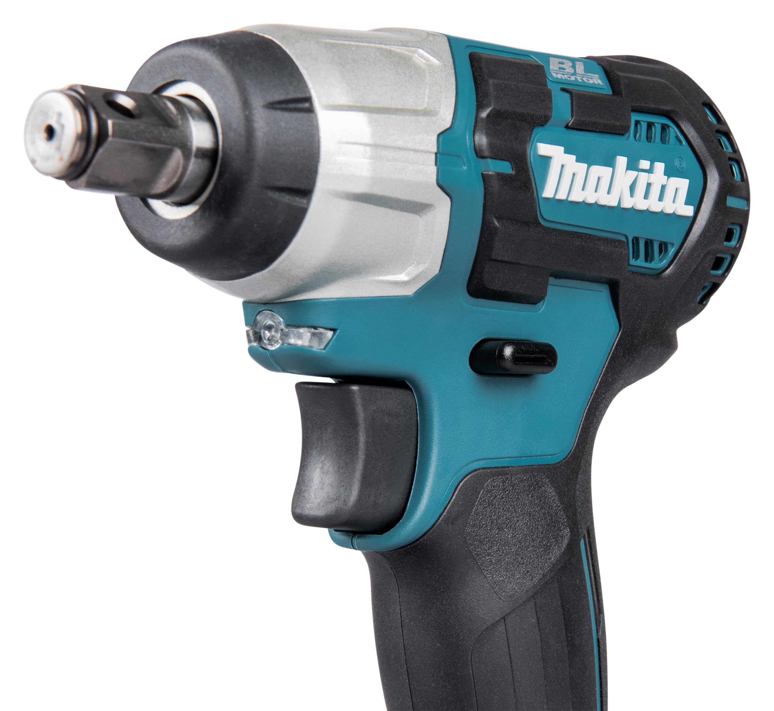 Makita Klucz Udarowy, Czarny/Niebieski, 19.61 x 7.19 x 16.41 cm; 830.07 g