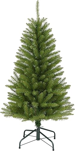 Miniatura 5 de Puleo International Árbol de Navidad artificial de abeto Fraser de 5 pies con soporte, color verde (FFPT-50)