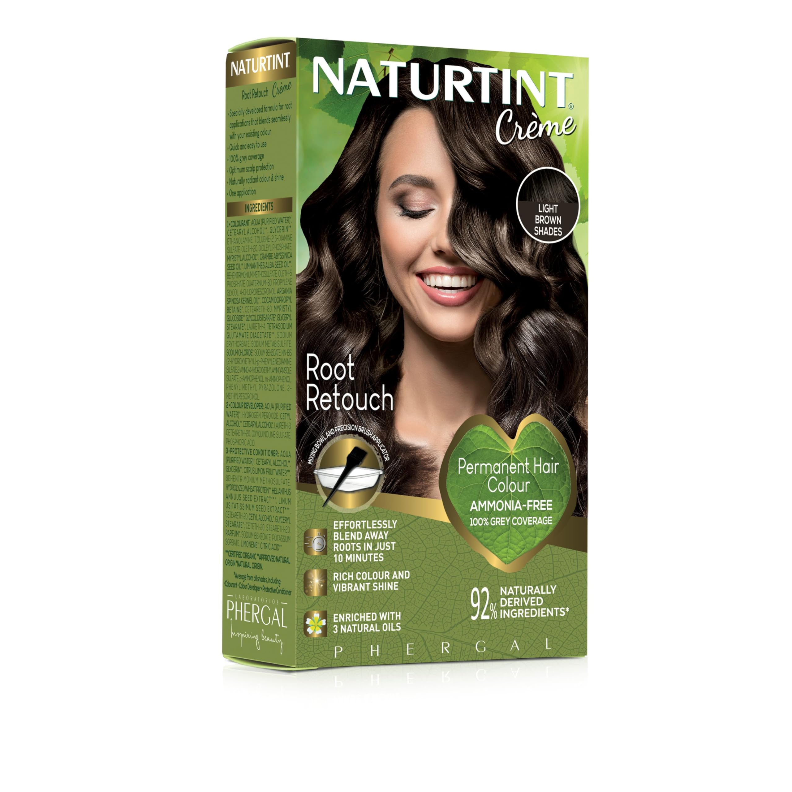 Naturtint Root Retouch Creme Shades, Light Brown, 165ml