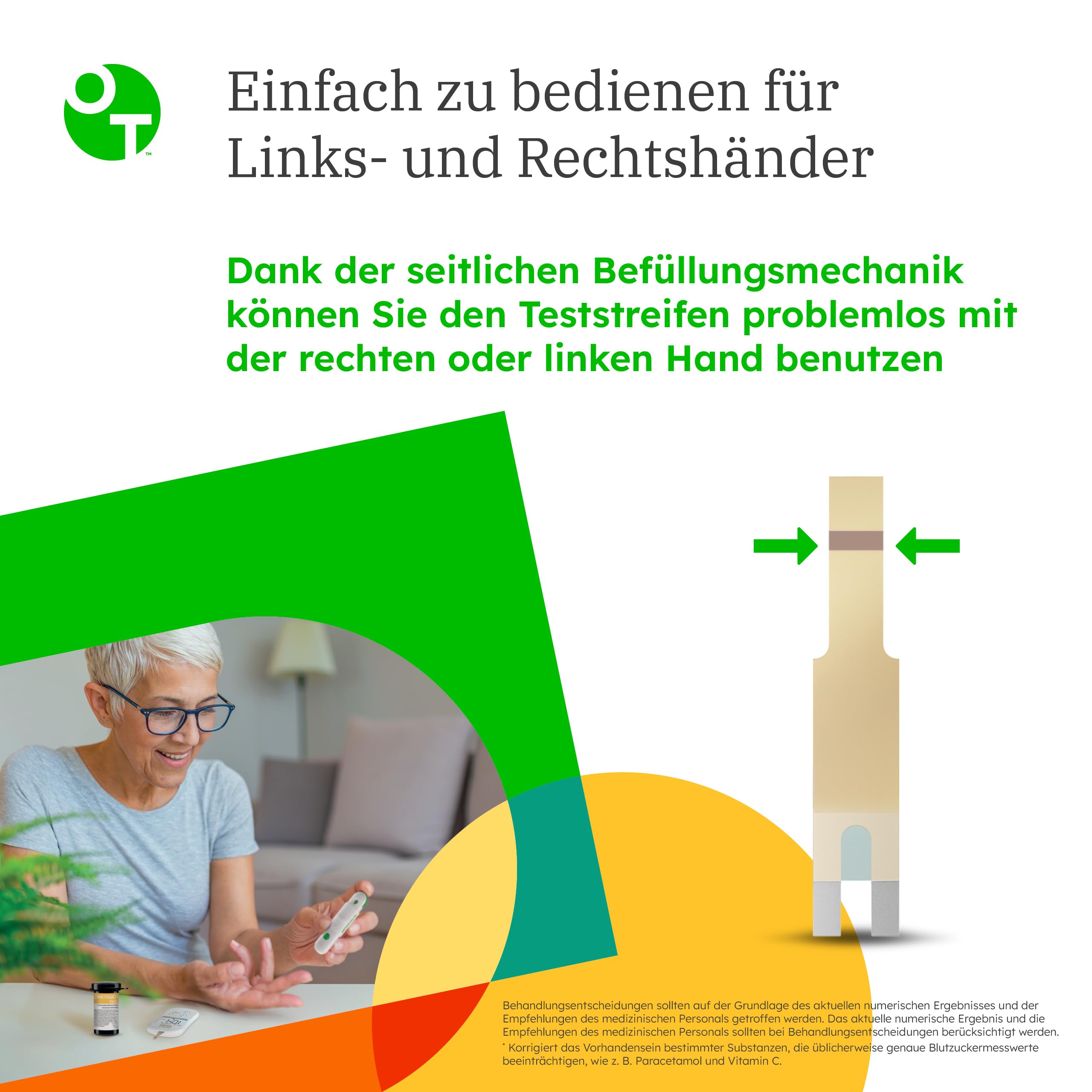 OneTouch Verio® Blutzuckerteststreifen 50 Stück zur Blutzucker-Messung bei Diabetes (Zucker-Krankheit)
