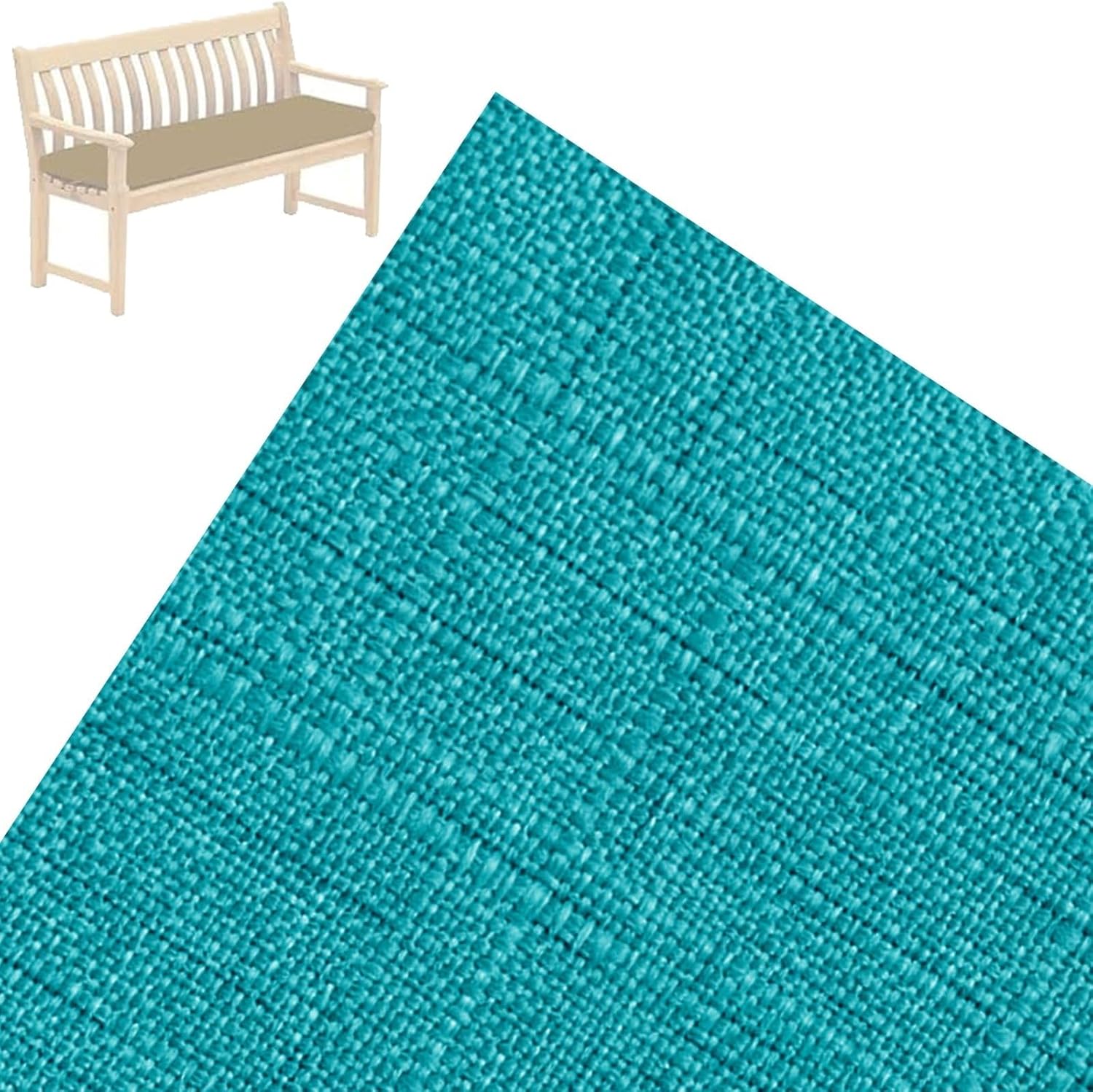 Bench Cushion - Outdoor/Indoor Patio Porch Swing Cushions, 48/40/36/60/72 x 12/14/16/18 inch Sofa Bay Window Seat Furniture Cushion Non-Slip with Zipper(B15,36X12X2IN)