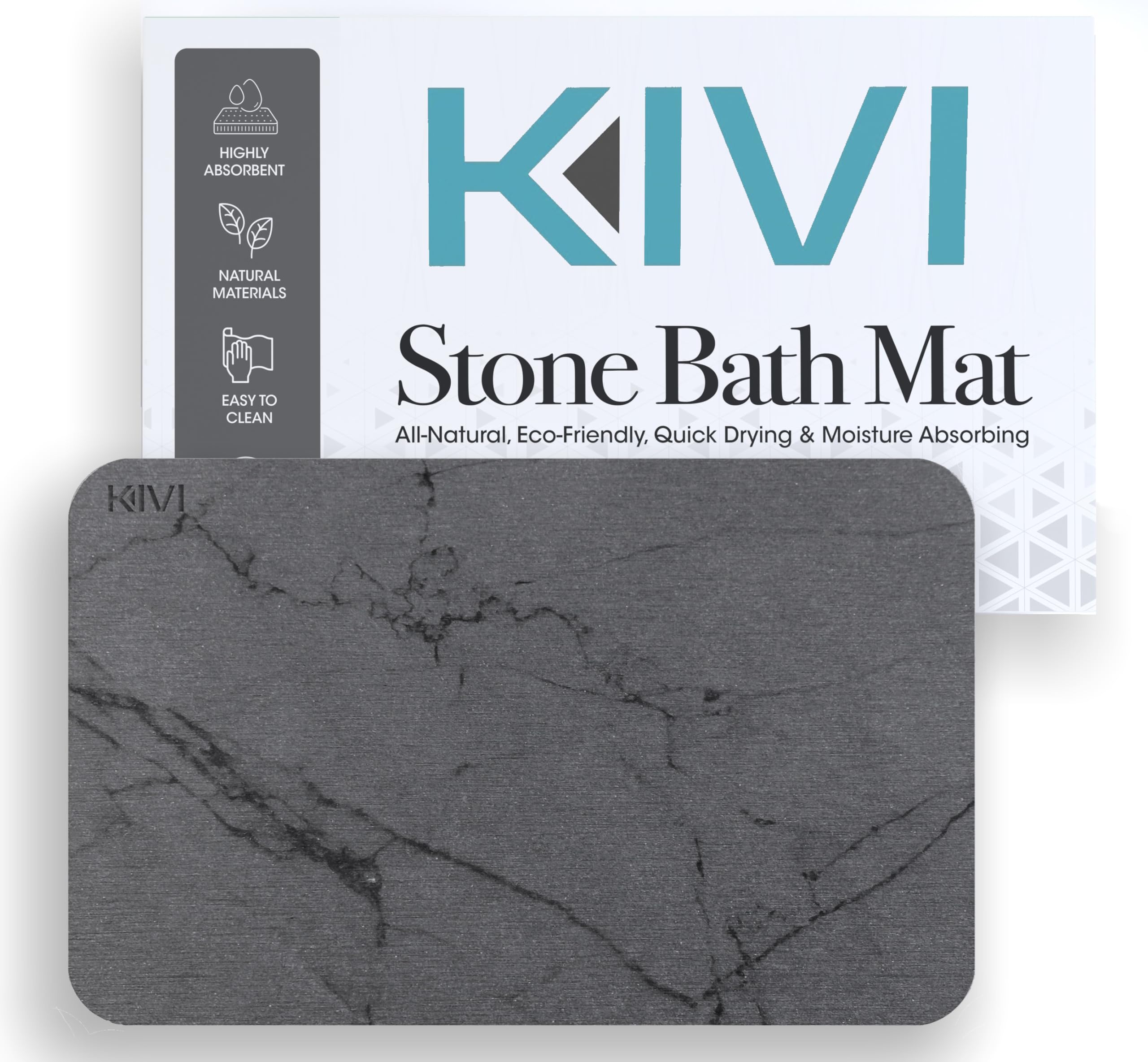 Kivi Stone Bath Mat Diatomaceous Earth Bath Mat NonSlip Super