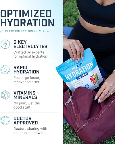 Miniatura 3 de skyMD Paquete variado de paquetes de bebidas con electrolitos  Impulso de hidratación de acción rápida  Fórmula baja en azúcar para energía y