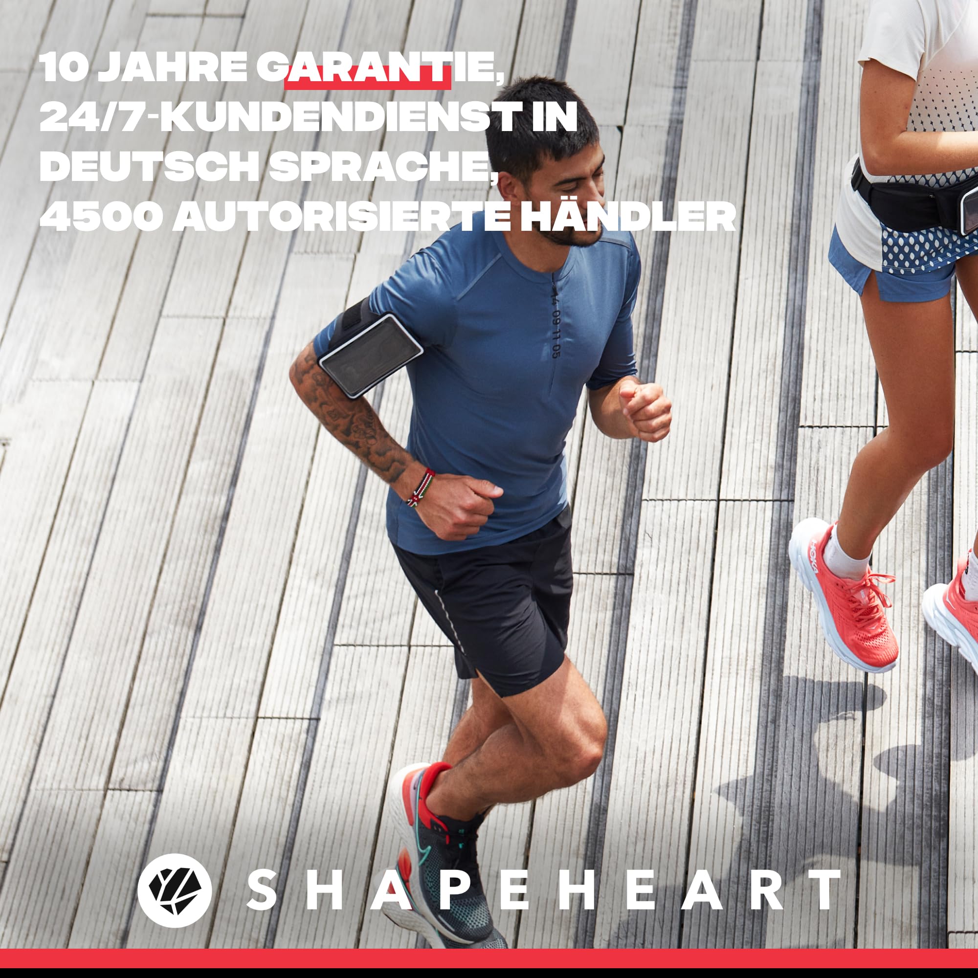 Shapeheart - Sportarmband Handy Universal - Handytasche Joggen Armtasche Kompatibel mit iPhone, Galaxy... Handy Armband Joggen für Running
