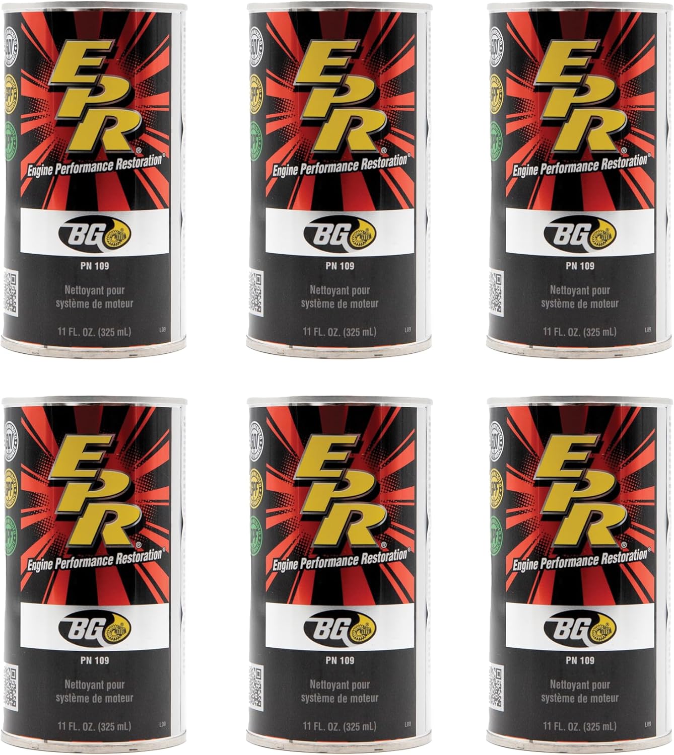 6 Cans of New BG EPR Engine Performance Restoration 109 Key Chain