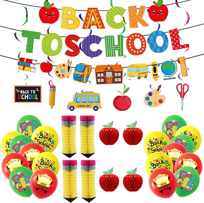 CHAROUP Back to School Decorations Set, Back to School