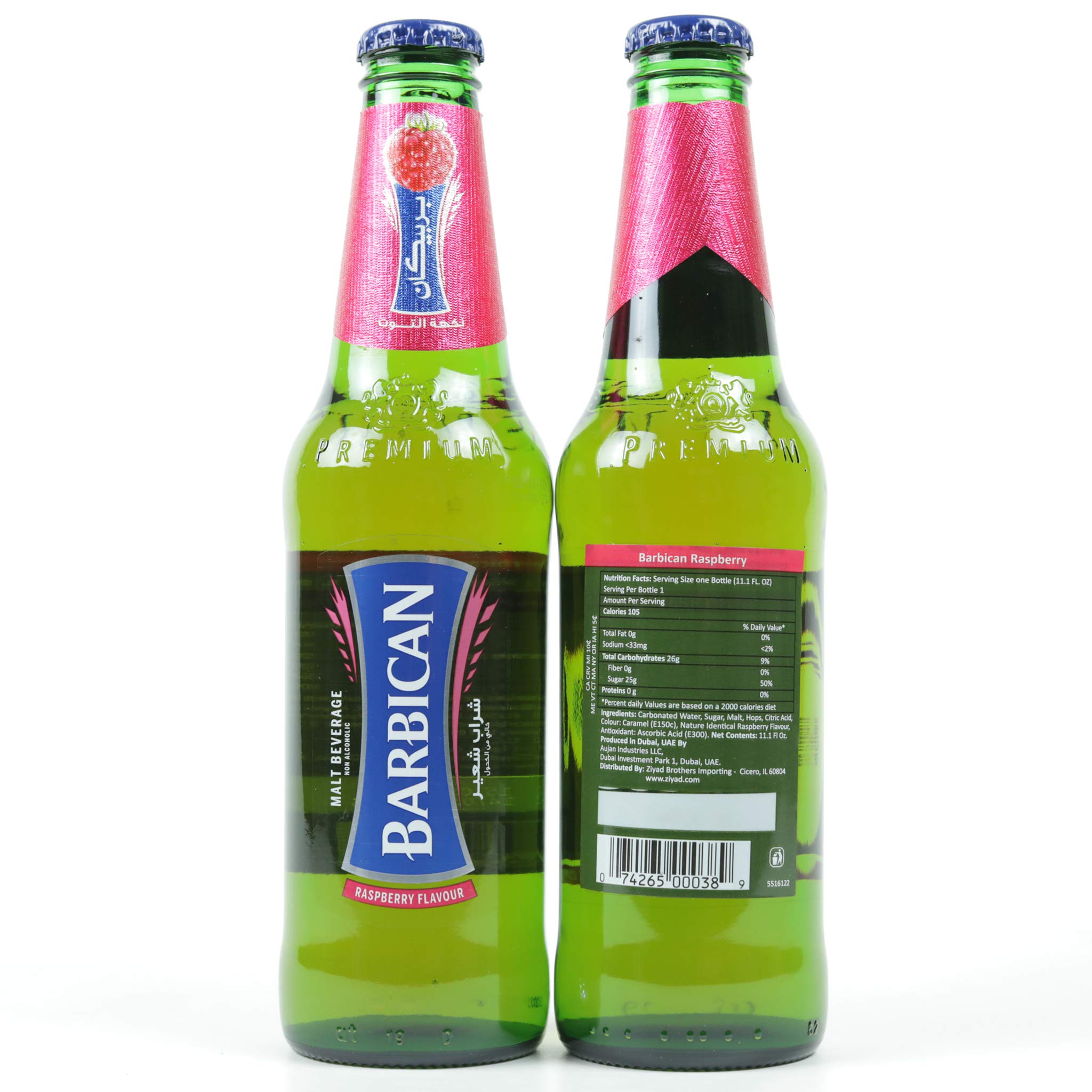 BarbicanPeach Non-Alcoholic Drink 11.1 fl. Oz. Pack of 24