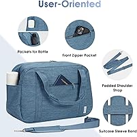 Narwey Easyjet Airlines Cabine Tas voor onder Stoel Opvouwbare Reistas voor Overnachting voor Dames en Heren, 45x20x33 cm