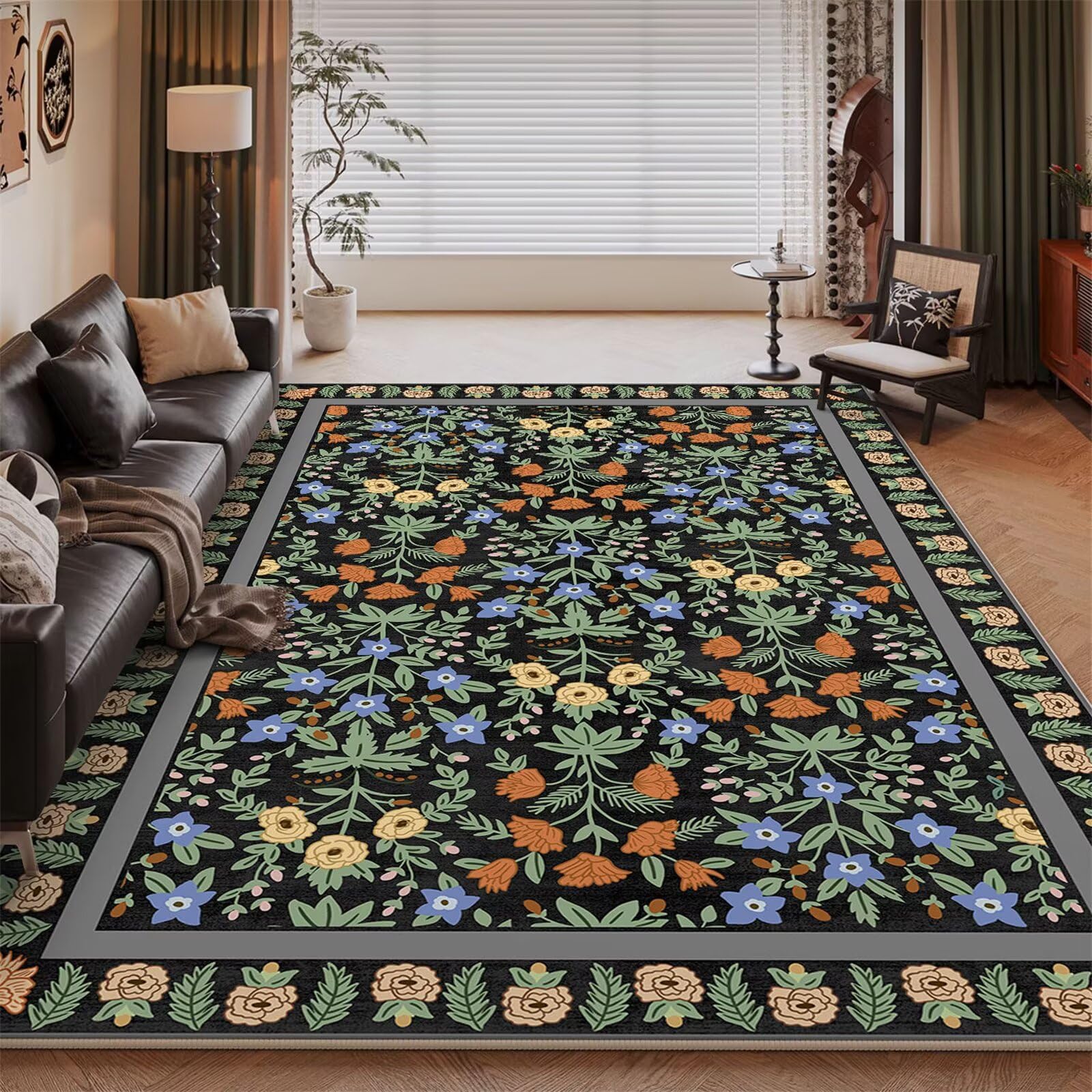 Tapis de chambre adulte anti-poussière Bunt 60x120cm moderne