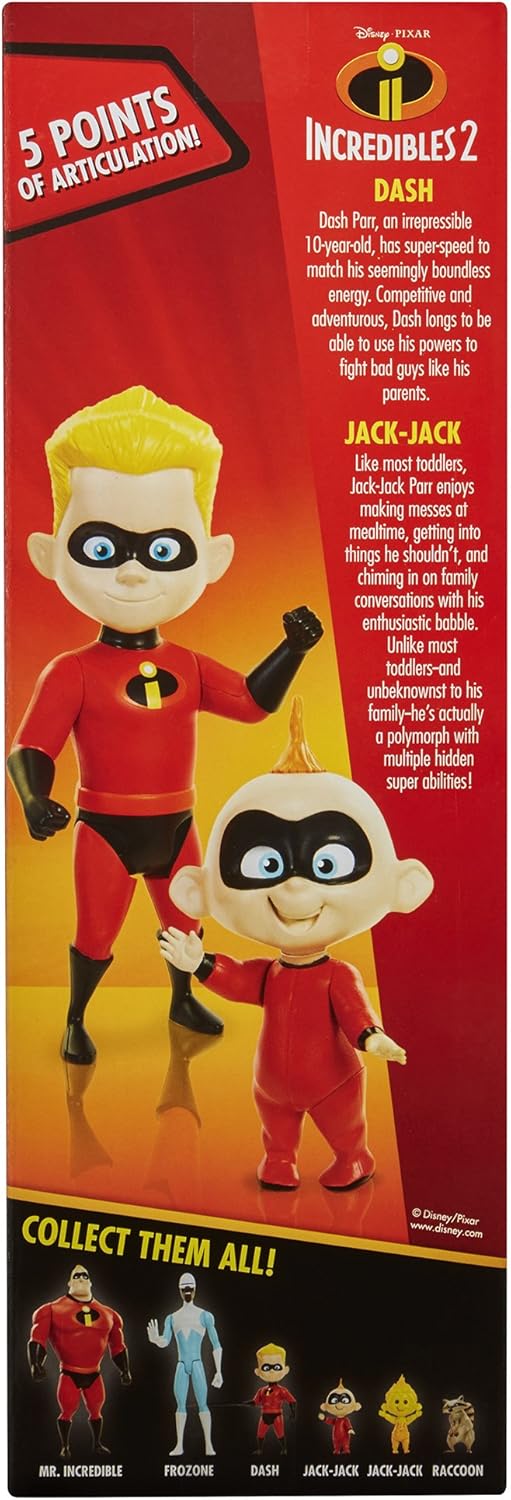 Incredibles 2 Jack Jack and Dash Action Figures
